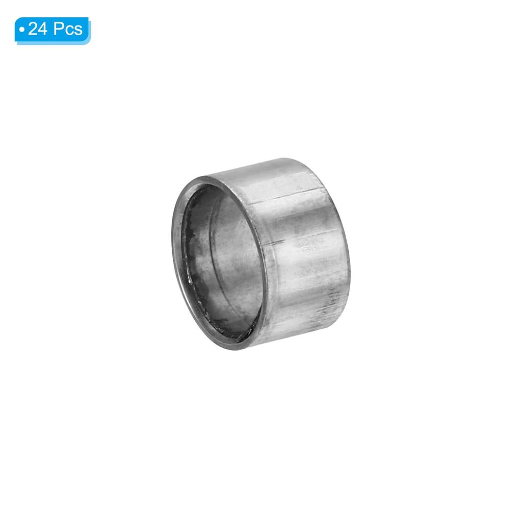 PATIKIL M8 Steel Spacer 24 Metal Spacers Steel 8mm Inner Diameter x 10mm Outside