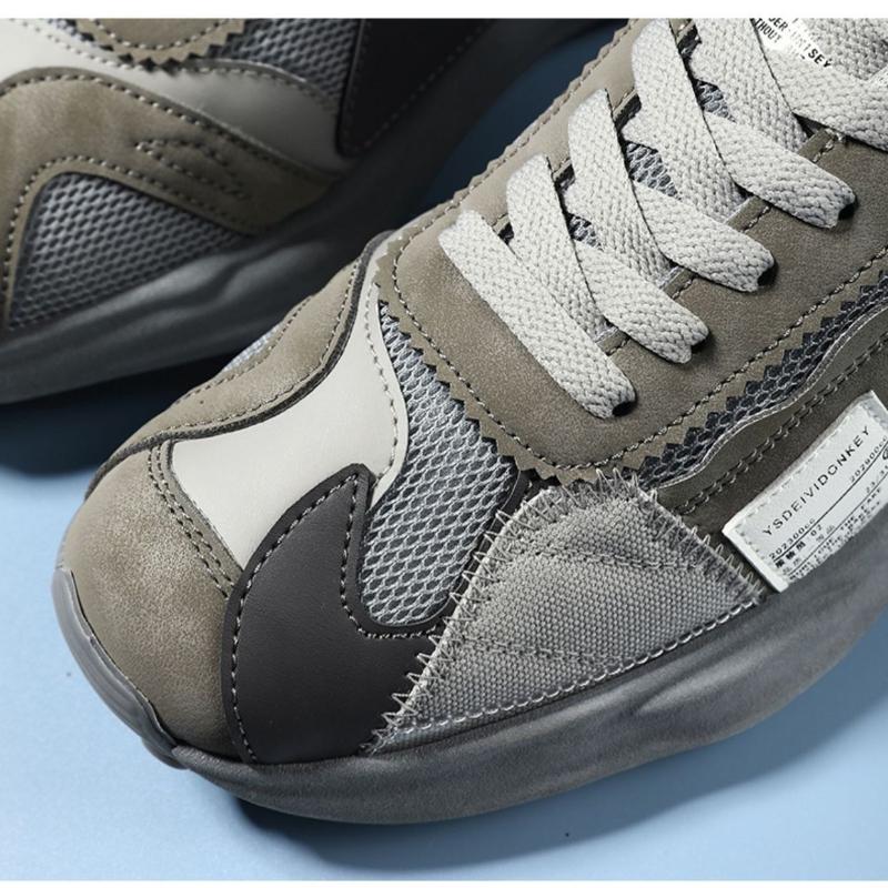 Серые модные повседневные туфли для мужчин, брендовые мужские кроссовки, хит продаж, удобные дышащие мужские туфли на платформе Zapatillas De Hombre