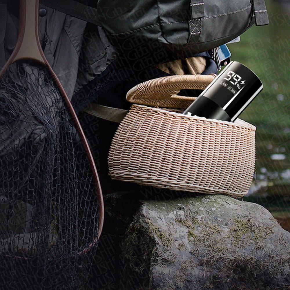 Уличная рыбалка/Аквариум USB Перезаряжаемый кислородный насос Портативный аэратор с временем работы 48 часов для ночной рыбалки Кислородный воздушный насос