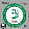 D'Addario Daddario Струны для электрогитары Розовые Никелевые .054 NW054 Набор из 10 [Оригинальные, для внутреннего рынка]