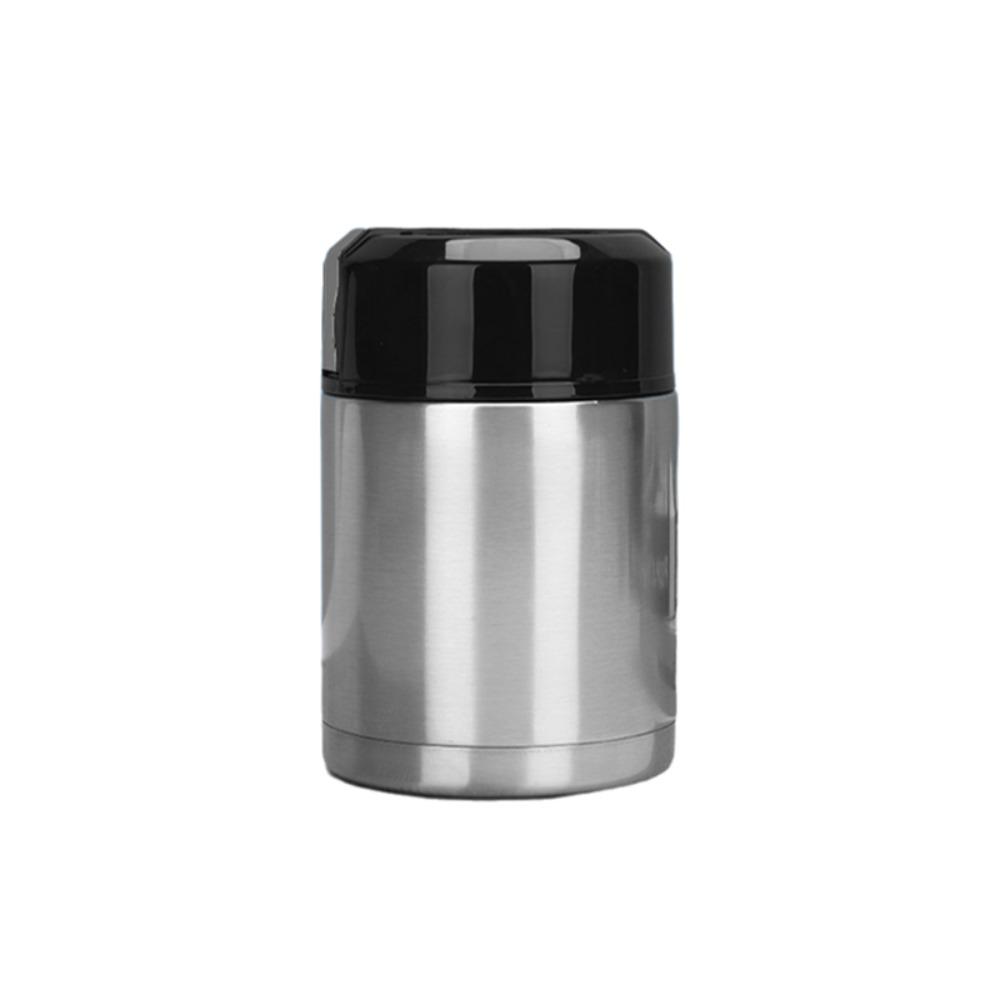 800ml Insulated Soup Jar Stainless Steel Large Capacity Thermal Cup Double Layer Foldable Handle Vacuum Flask Porridge