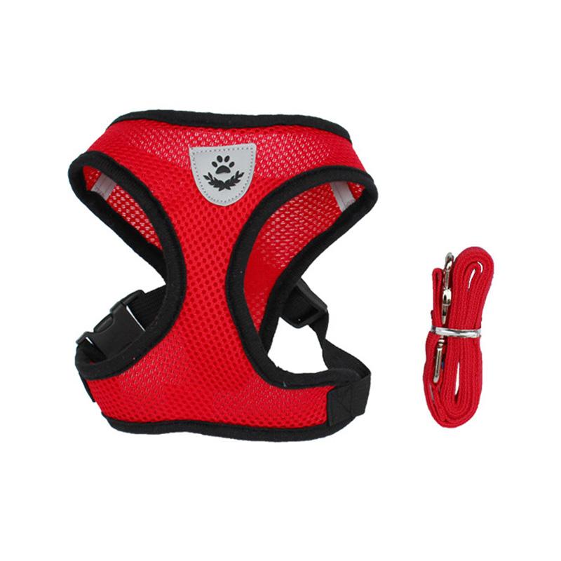 Летняя сетчатая шлейка для маленьких собак, комплект поводков, жилет для щенков и кошек, шлейка для чихуахуа, мопса, бульдога, Arnes Perro, шлейка для собак, жилет