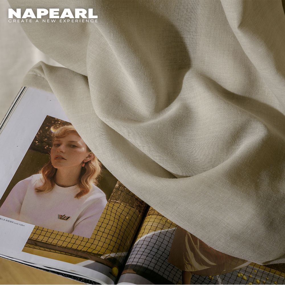 1 шт. NAPEARL, современная роскошная прозрачная оконная занавеска, мягкая текстурированная тюлевая занавеска, домашний декор, занавеска для спальни