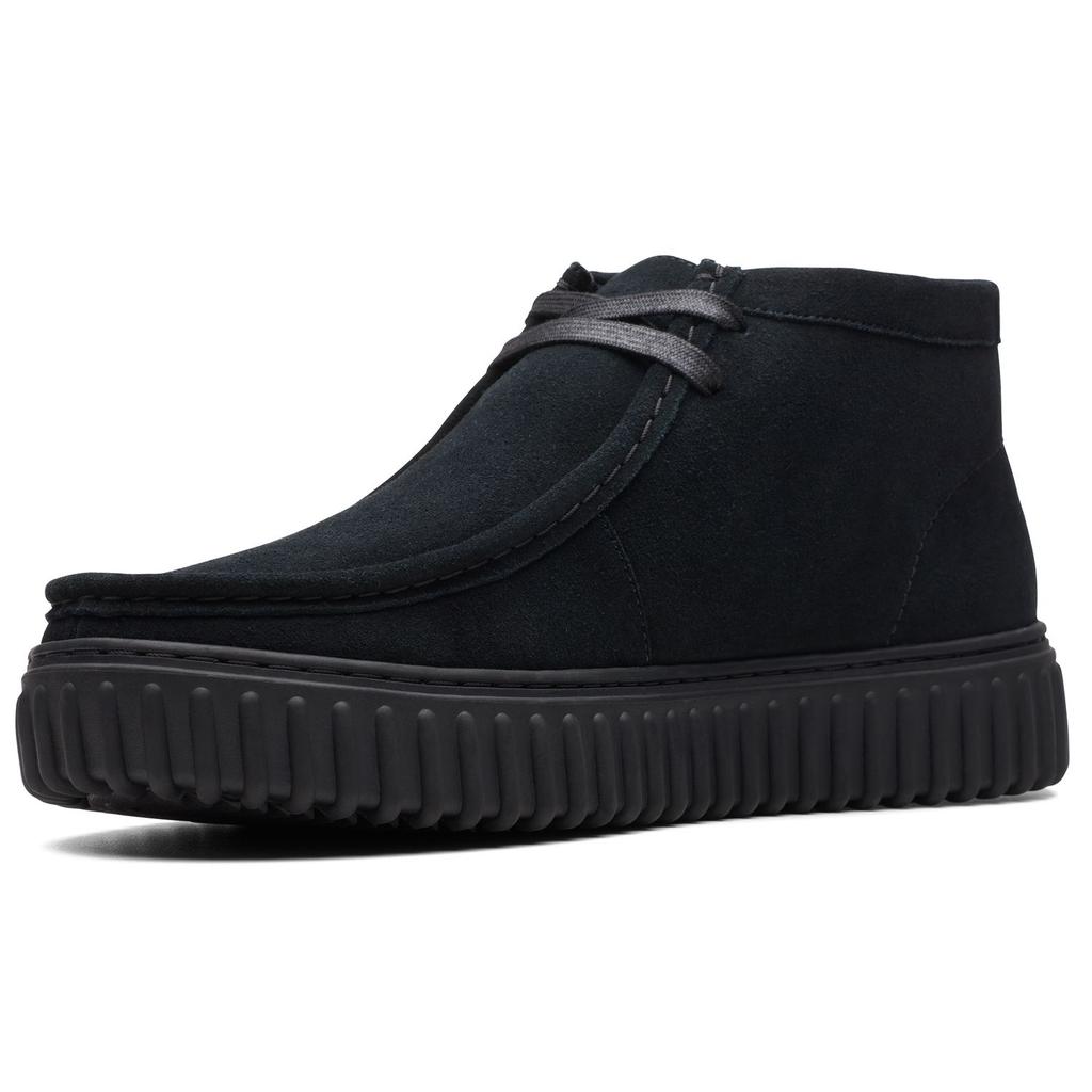 Clarks Модные ретро тренд короткие ботинки мужские ботинки черные 261736647