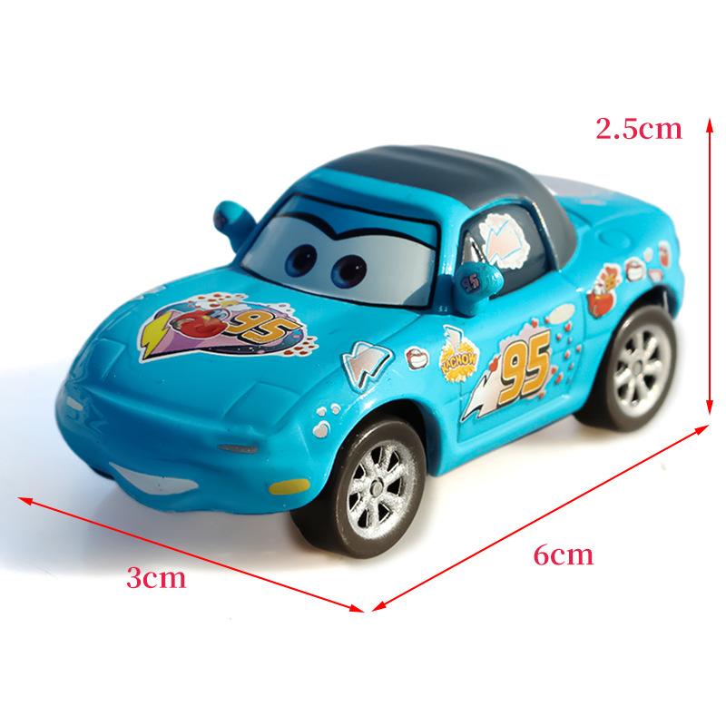 Disney Pixar Cars No.95 Молния Маккуин Модель автомобиля Металлические игрушки и хобби Для детей Для мальчиков Для малышей и детей Дети Подарок на день рождения Игрушечные машинки и поезда