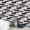 9 / 27Pcs Imitation Marbled PVC Wall Stickers Kitchen Bathroom Mosaic Self-adhesive Tile Stickers