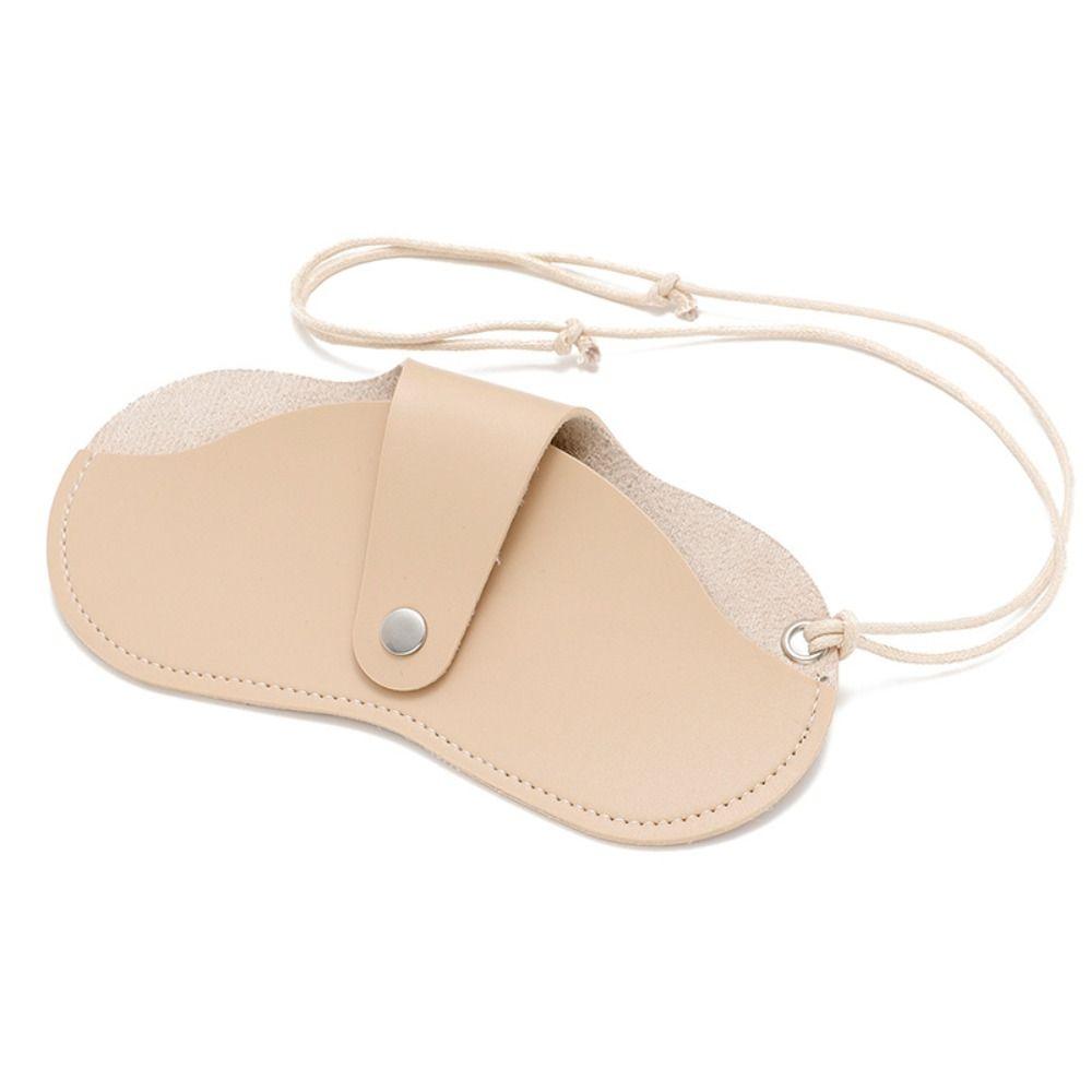 Halter Sunglasses Storage Clip Pu Leather Eyeglasses Case Fashion Glasses Storage Bag  Female