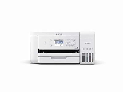 Epson a4 совместимый с цветной печатью струйный принтер eco tank, многофункциональное устройство, белый epson ew m 630 tw