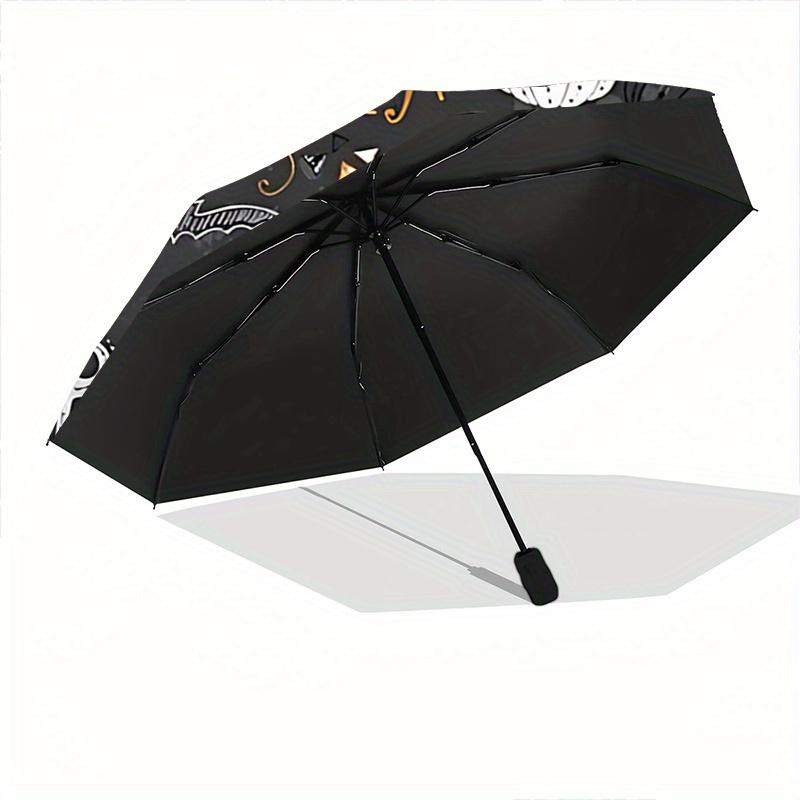 1pc Happy Halloween Automatic Opening and Closing Folding - A Good Choice for Gifts, Fashionable and Convenient Umbrella With Cute Cartoon Charac