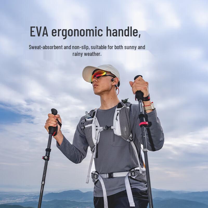 Naturehike Changfeng EXT Upgraded All-Carbon Folding Trekking Pole