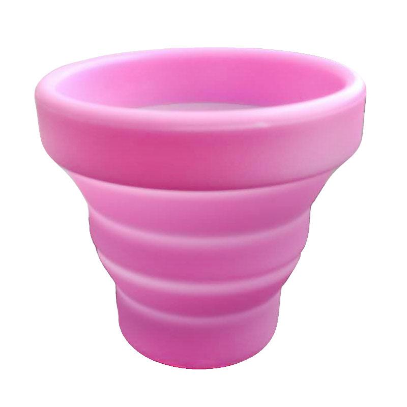 Складная силиконовая дорожная чашка: Компактное хранение воды, ополаскивателя для полости рта и менструальных выделений для занятий спортом на открытом воздухе