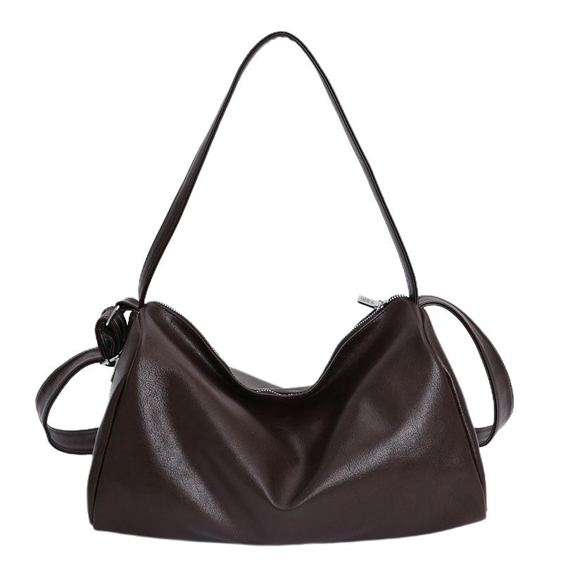 Ретро сумка женская большой вместимости 2025 новая осенне-зимняя универсальная на плечо сумка-мессенджер популярная в этом году сумка-подушка для поездок