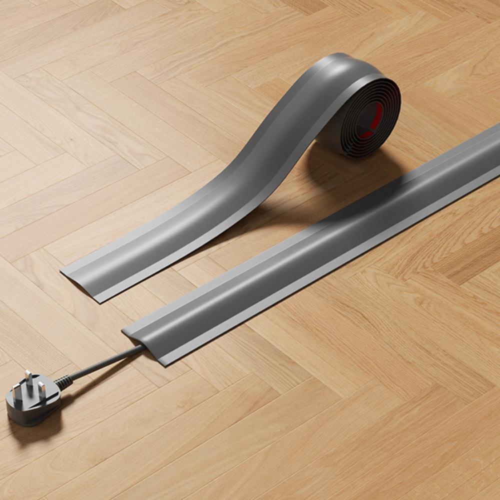 High Quality 1m/2m Cord Cover Soft Durable Wire Cover Flexible Cable Management Cord Hider Office