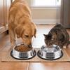 Anti-tip Dog Feeder Rustproof Pet Drinking Bowl Smooth Surface Pet Dinner Bowl  Pet Dining Use