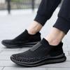 Breathable Men Casual Shoes 2025 Outdoor Male Walking Shoes Lightweight Anti-slip Men's Sneakers Slip On Flats Vulcanized Shoes