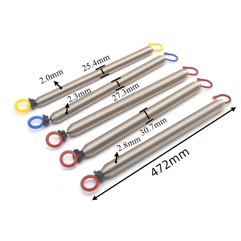 1PCS Pilates Allegros 2 Reformer Spring Pilates Reformer Music Wire Steel Tension Spring With Hook