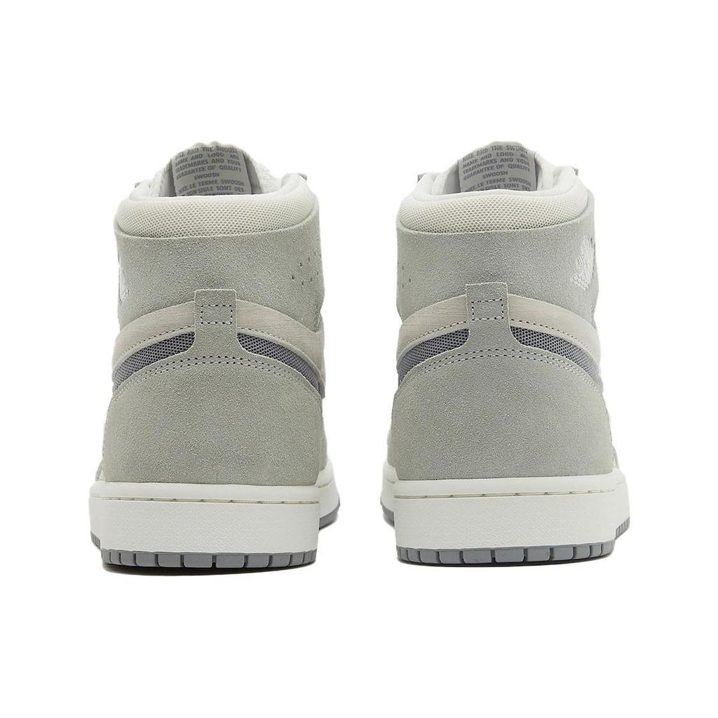 Мужские кроссовки Air Jordan 1 High Zoom Comfort 2 Particle Grey Summit-White Light-Silver Sail DV1307-101