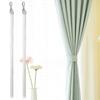 2 шт. сменная тяга для штор 17 дюймов прозрачная штора проем с крючком оконная штора тяга аксессуары