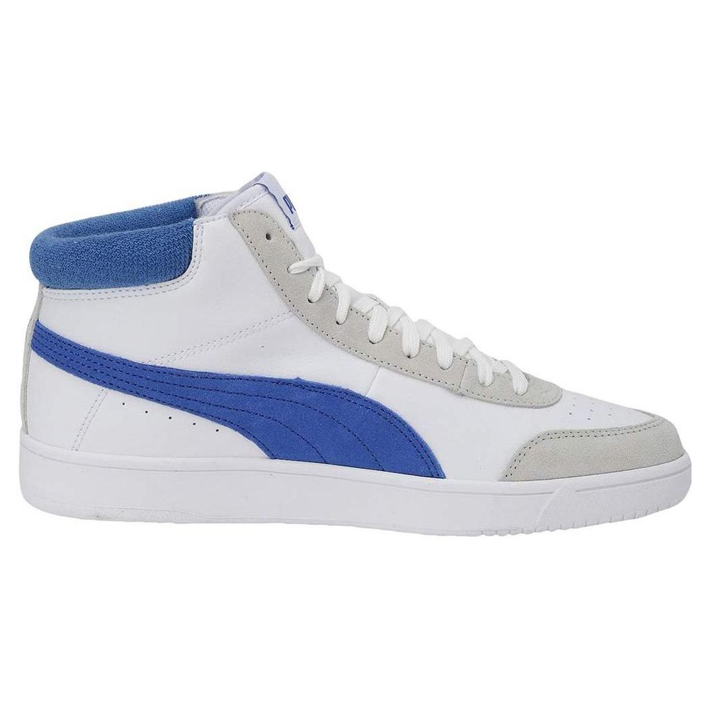 Puma Court Legend Comfortable Mid-Top Sneakers Men Sneakers White Blue 371119-04