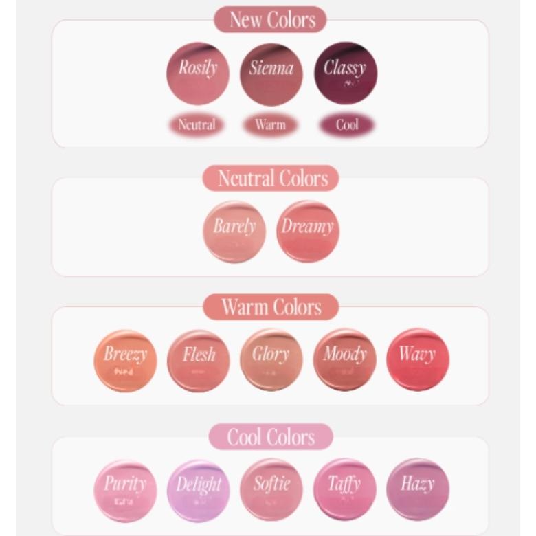 Dear dahlia Жидкие румяна Petal Drop 4г