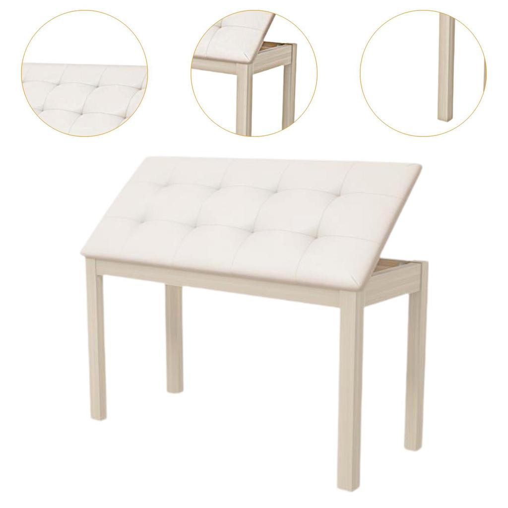 Скамейка для пианино Сиденье для пианино Универсальная табуретка-книжный шкаф Сверхпрочная табуретка для пианино Стул для