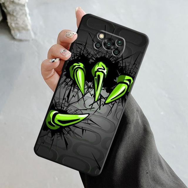 Маска самурая Дракона и Волка для Xiaomi Poco X3 Nfc X4pro X5 M3 для Mi 12 13 11 10 10t 8 Note10 Lite 11ultra 11t Pro F1, чехол