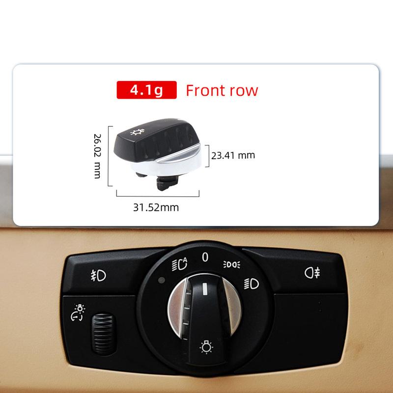Car Headlamp Head Light Rotary Switch Knob Button 61319134726 LHD RHD For BMW 5 Series E60 E61 X5 X6 E70 E71 E72 Z4 E89