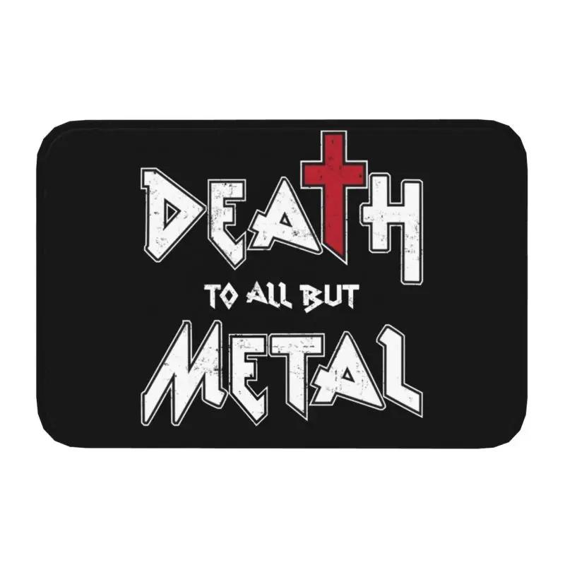 Персонализированный коврик для двери с принтом Heavy Metal Rock Roll Music Megadeths, противоскользящий коврик для ванной, кухни, гостиной, 40*60 см