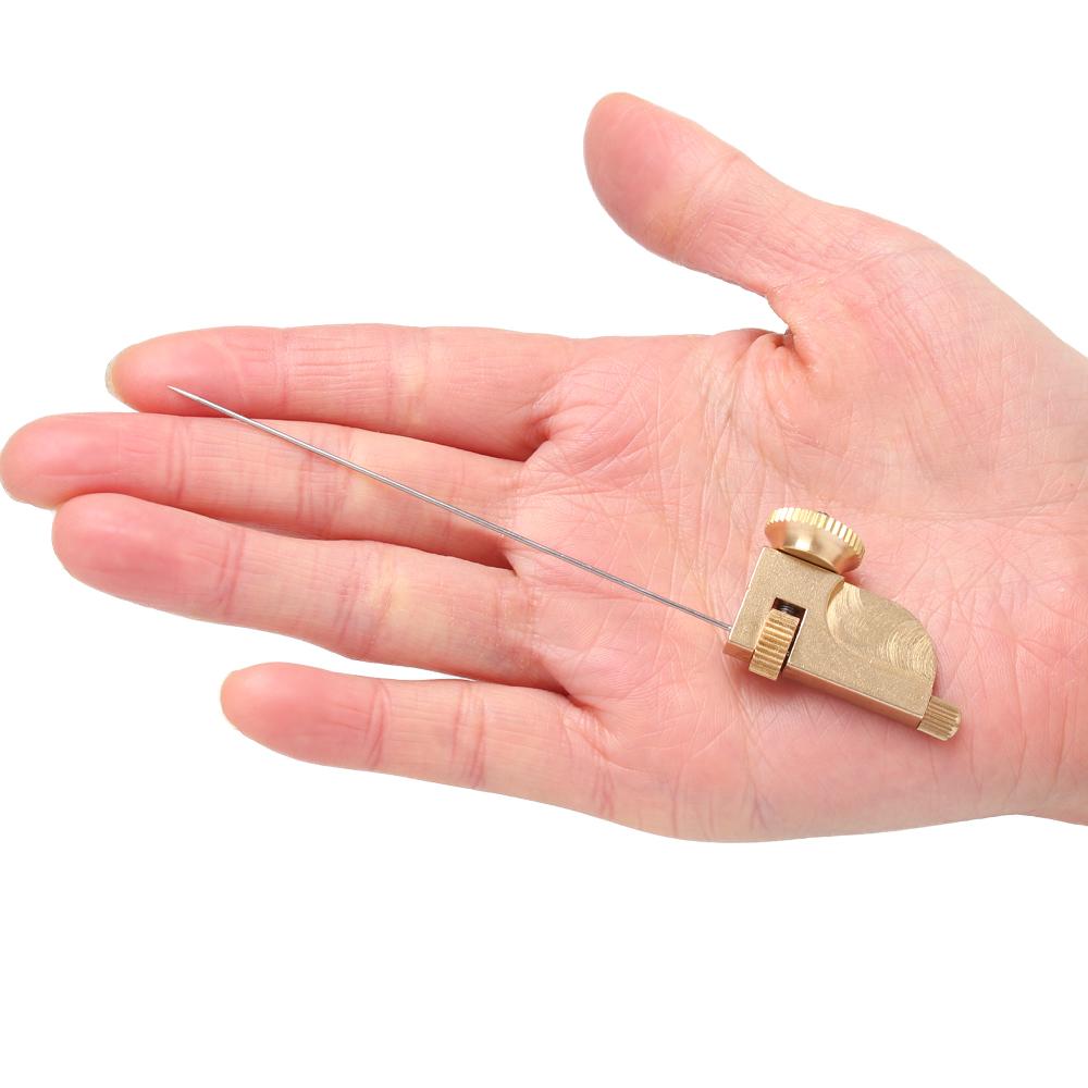 1 комплект инструментов для вязания трубчатых мушек, адаптер из латуни и нержавеющей стали с иглами 3 размеров для трубчатых мушек, подходит для губок тисков для нахлыста