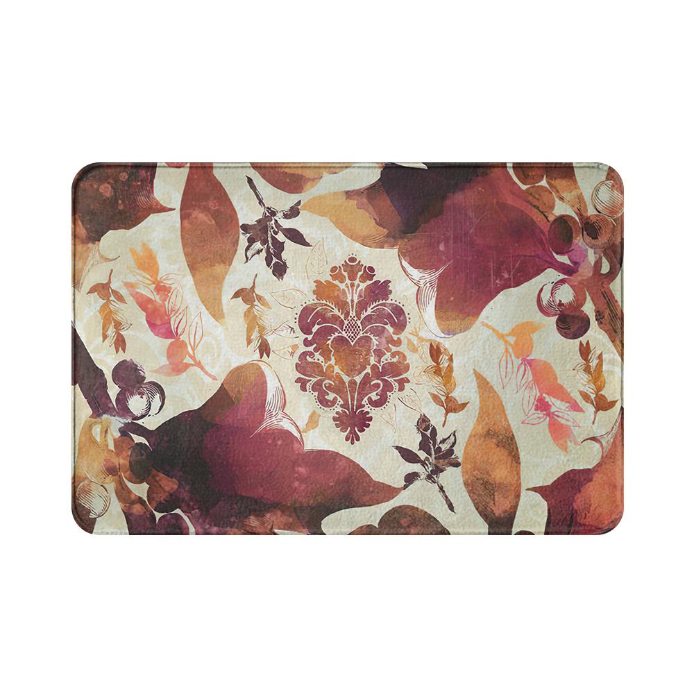 Дверной коврик, нескользящий напольный коврик, домашний ковер, коридор, ванная комната, кухня, дверной коврик, красивый цветочный коврик для крыльца