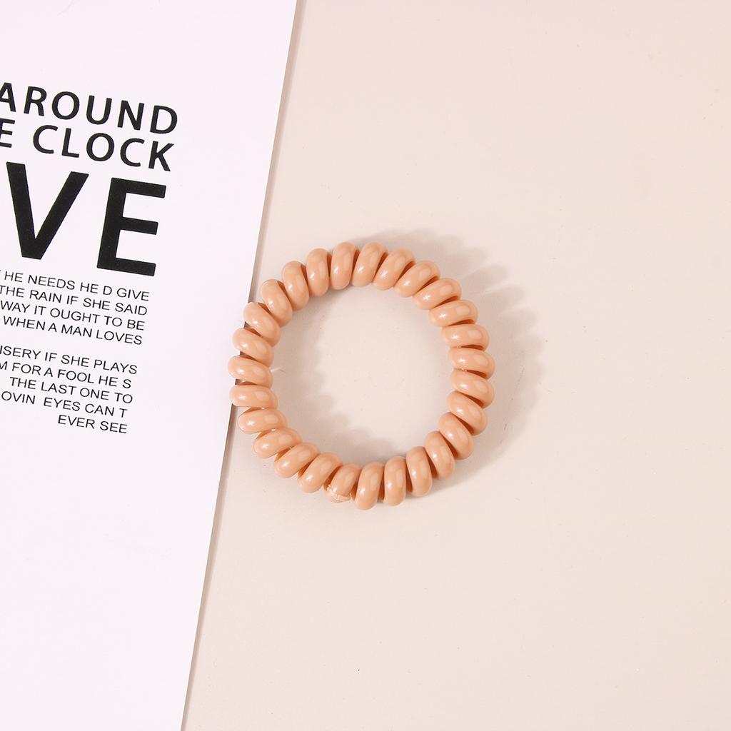 Простая резинка для волос для женщин с высокой эластичностью, прочная и не повреждающая резинка для волос для конского хвоста