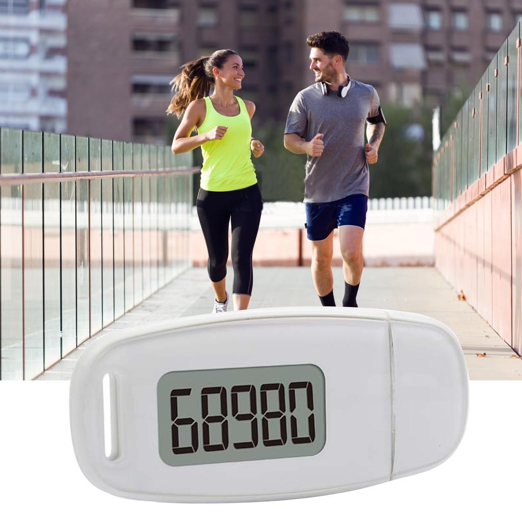 3D-сенсорный шагомер, устройство для подсчета шагов с синей подсветкой, клипса-шагомер со съемной задней клипсой и шнурком