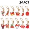 Christmas Ornament Hanging Christmas Tree Santa Claus Tree Interior Stylish Party Decorations 24-Piece Set, Decorations, Accessories, Decorations,