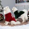 Soft Velvet Pet Sweater Pullover for Medium Large Dogs Samoyed Husky Autumn Winter Warm Clothing Christmas Mascotas Outfits