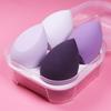1/4/pcs Makeup Blender Cosmetic Puff Makeup Sponge with Storage Box Foundation Powder Sponge Beauty Tool Women Make Up