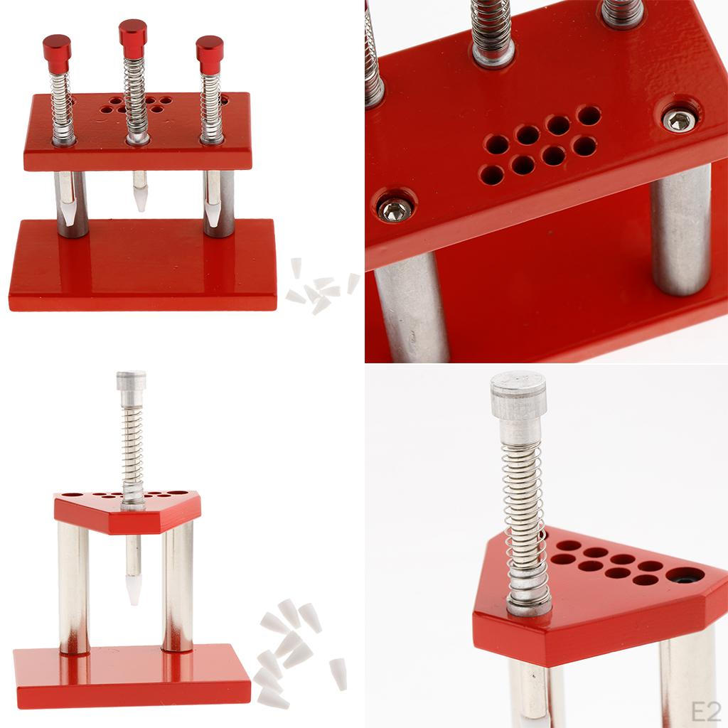 Установка ручного пресса для часов из нержавеющей стали, приспособление для ремонта часового мастера