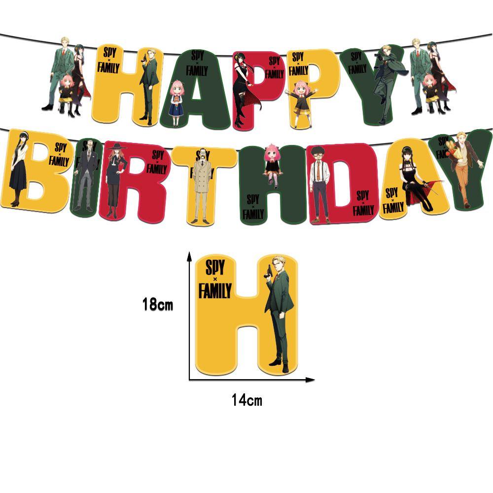 Celebrate In Style With Spy X Family Balloon Party Decoration Cake Topper