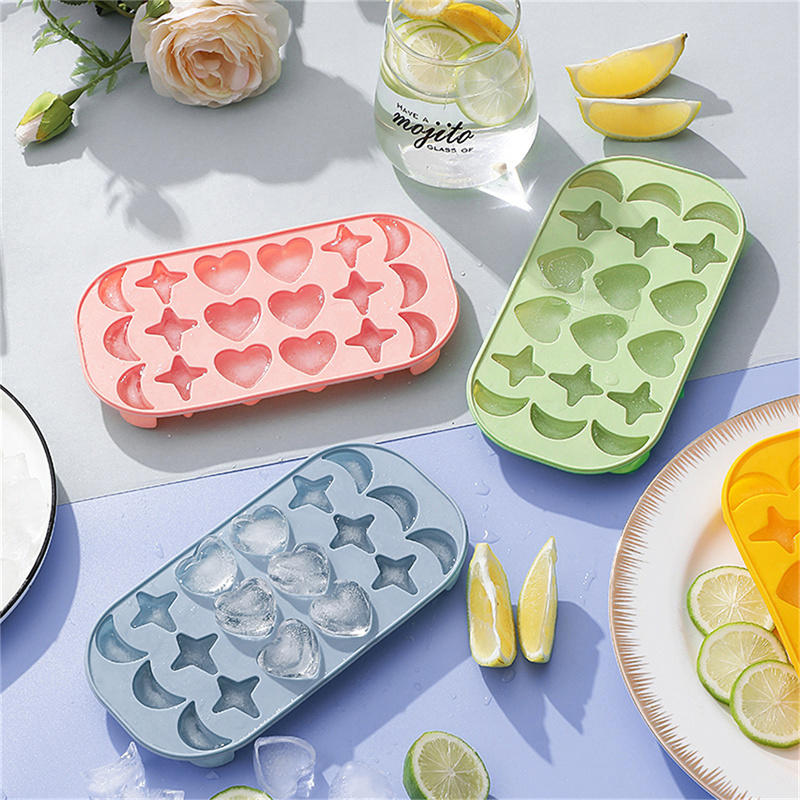 Силиконовый лоток для льда Быстрая заморозка для коктейлей и кофе Экологичный, герметичный для виски Гладкая выемка из формы Подарочный готовый для многоразового использования