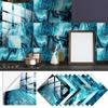 10 шт., наклейка на мраморную плитку Bule, кухонный шкаф, ванная комната, домашний декор, самоклеящаяся кристаллическая твердая пленка, художественные наклейки на стены