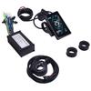 Electric Bike Controller Kit 15A 3 Mode Sine Controller T5S LCD Display Panel 130X Thumb Throttle Fo