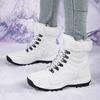 2024Women's Snow Boots Fashion High Top Casual Cotton Shoes Plush Warm Winter Boots for Women Non-slip Platform Boot Botas Mujer