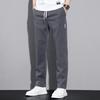 Весенние и летние эластичные повседневные брюки, мужские прямые длинные брюки в корейском стиле, мужские прямые брюки