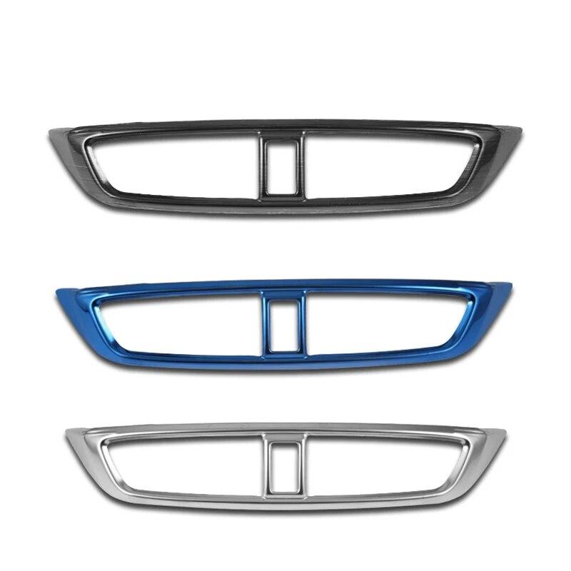 Для Honda crv CR-V 2017-2022 Нержавеющая приборная панель автомобиля, накладка на вентиляционное отверстие, выходная рамка, рамка, гарнир, молдинг, объемный объем