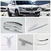Для Skoda Kodiaq 2017 - Передний Задний Бампер / Противотуманные Фары Лампы Накладка на Фары / Накладка на Зеркало Заднего Вида Аксессуары Хром