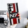 N7 Mass Effect Soft Phone Case For Samsung Galaxy S26 Ultra S25 Edge S24 FE S23 Plus S22 S21 + S20 Plating Anti-Fall Fundas