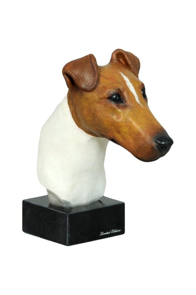 Fox Terrier Wire - Painted Figurine, Statue, Figure, Made by the Artist, Brand Art-Dog