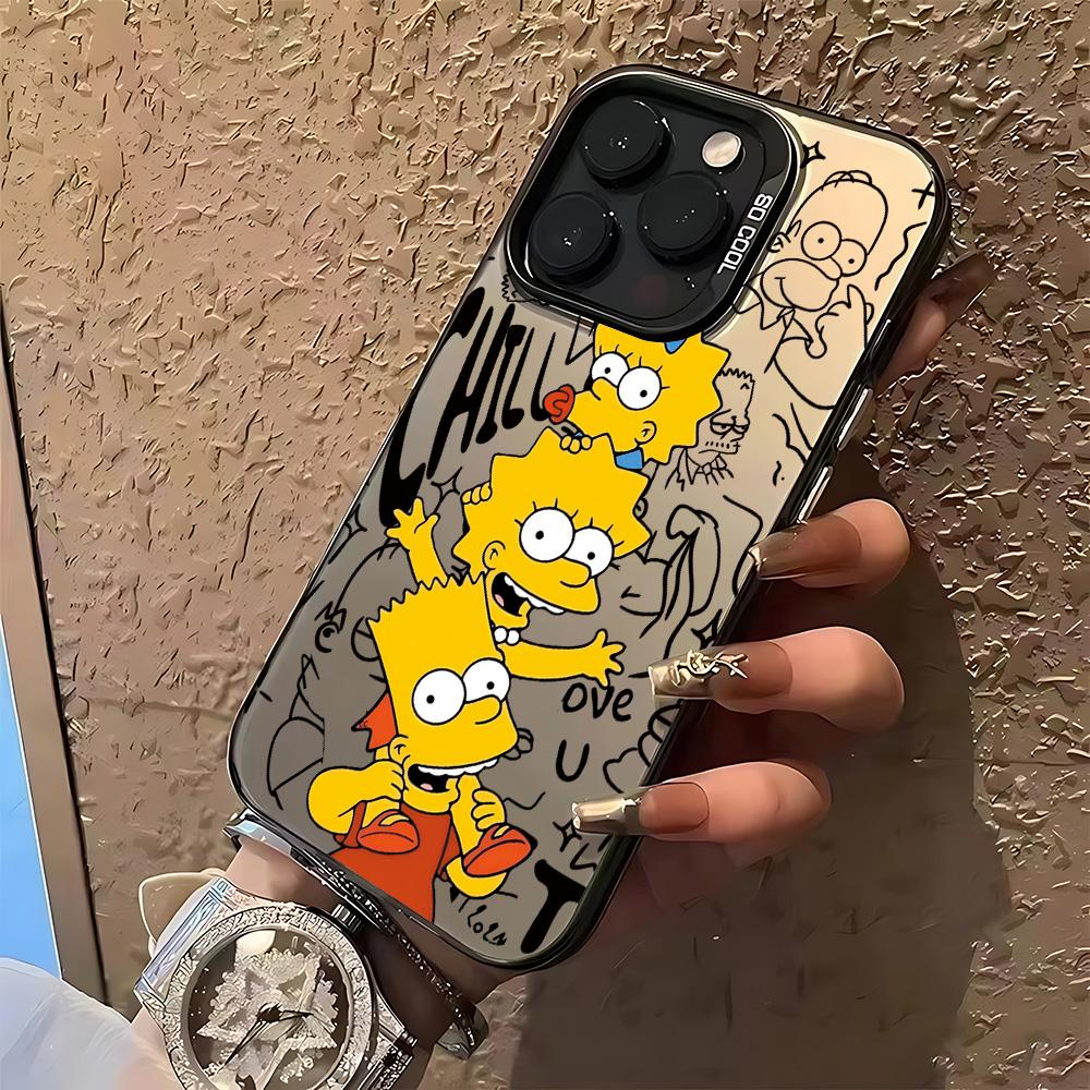 Смешной Мультяшный Чехол для Телефона S-Simpsons для Samsung Galaxy S26 S25 S24 S23 S22 S21 S20 Note20 FE Ultra Edge Plus 4G 5G Противоударный