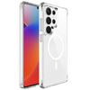 Чехол для Samsung Galaxy S25 Ultra, совместимый с прозрачным чехлом MagSafe TPU+PC