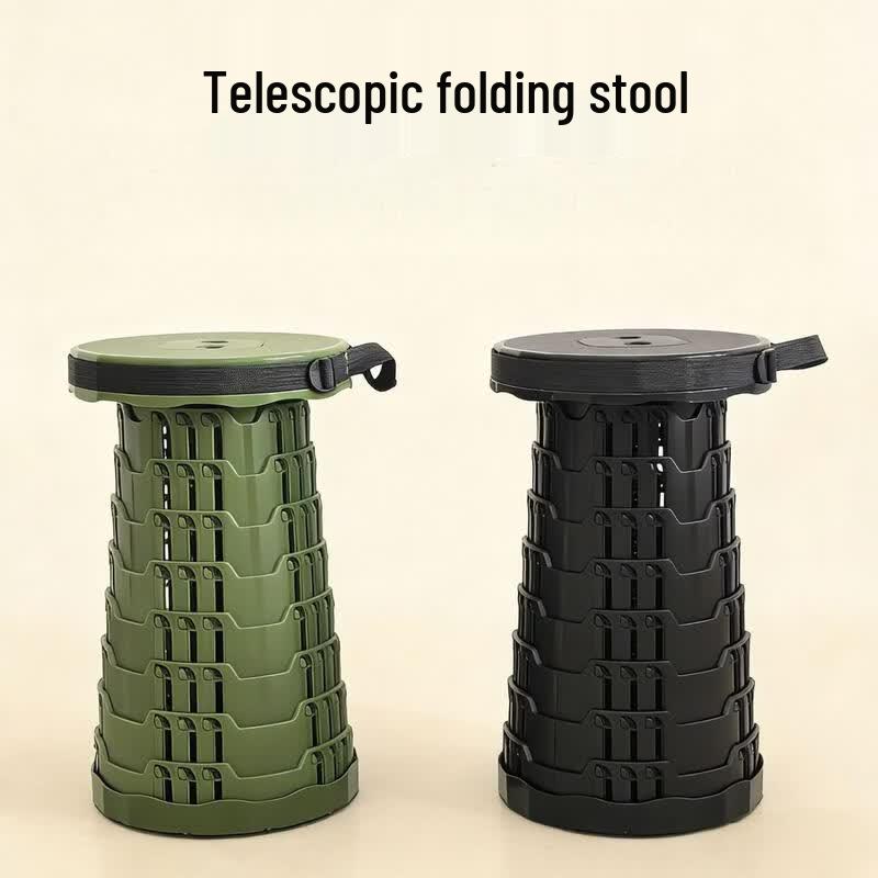 Retractable Folding Camping Stool