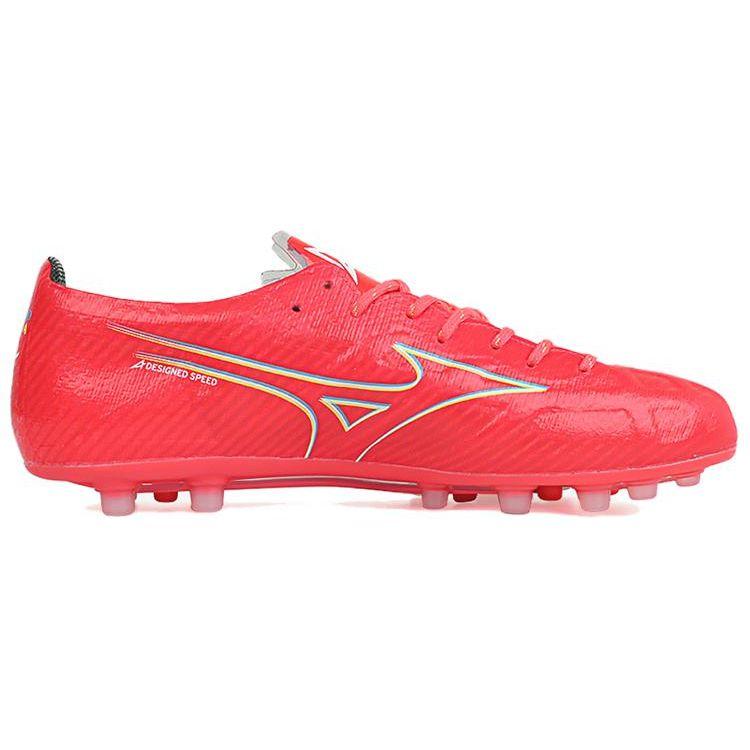 Mizuno Alpha Elit Удобные Устойчивые Круглый Носок Шнуровка Ag (Резиновые короткие шипы) Нескользящие Прочные Футбольные Бутсы Мужские Футбольные Бутсы Красные P1GA236364